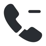 Call Minus SVG Icon